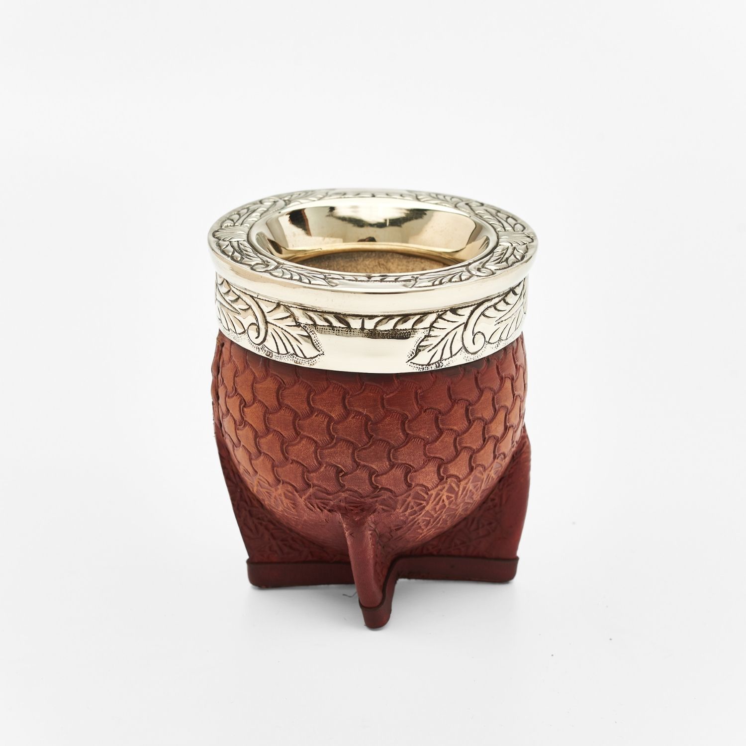 Mate Imperial Exclusivo de Calabaza y Cuero - Imagen 3
