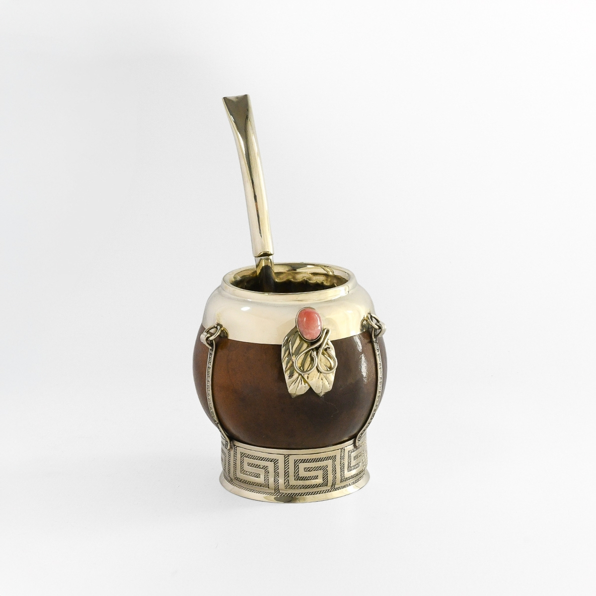 Set Combo Mate Porito con Piedra Rodocrosita - Imagen 6